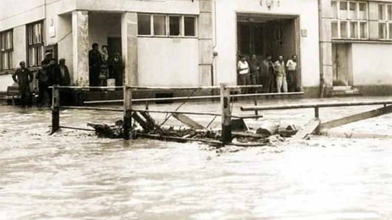 Velká voda v Šardicích