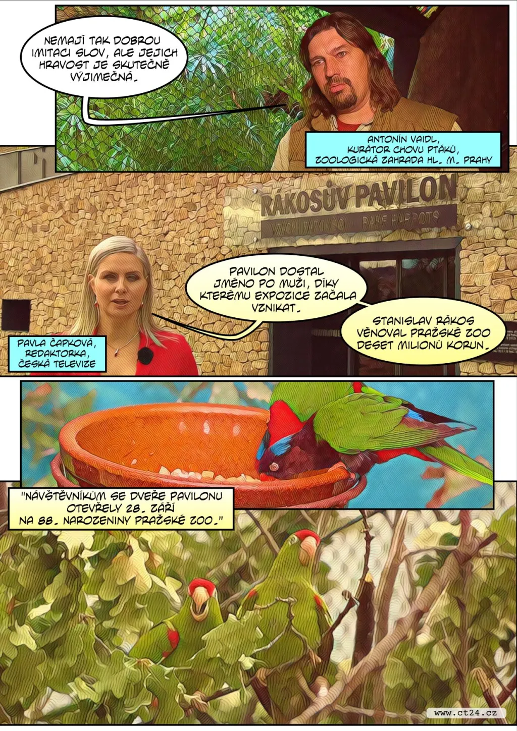 Exotičtí ptáci v hlavním městě. Pražská zoo otevřela nový pavilon