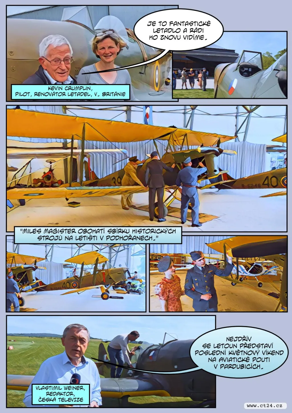 Unikátní britské letadlo v Česku