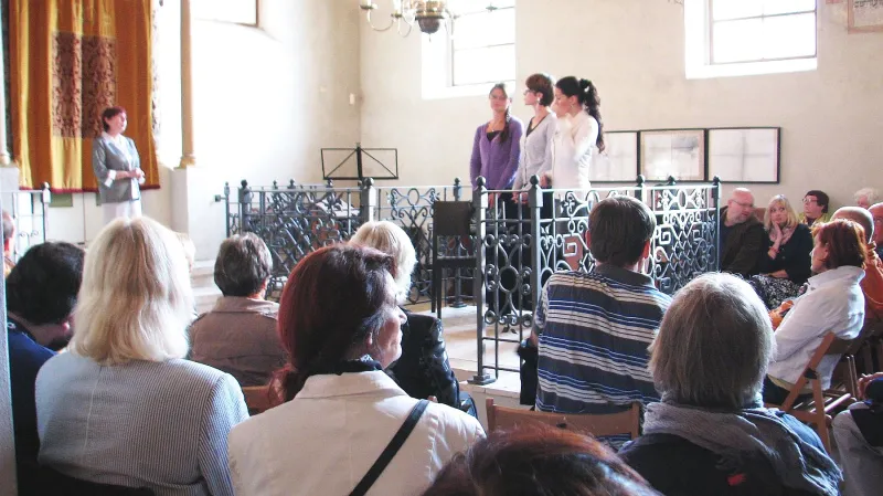 Koncert vokálního tria Makabara v Boskovicích