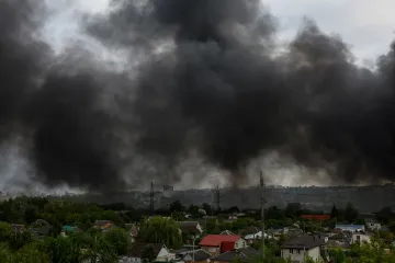 Dronový útok Ruska patří k největším od začátku invaze, uvedl Kyjev
