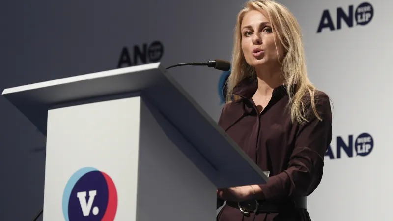 Dita Charanzová na sněmu hnutí ANO