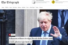 Porážka, ale i nekompromisní odvaha. Johnsonovy dopisy pro EU rozdělily britský tisk