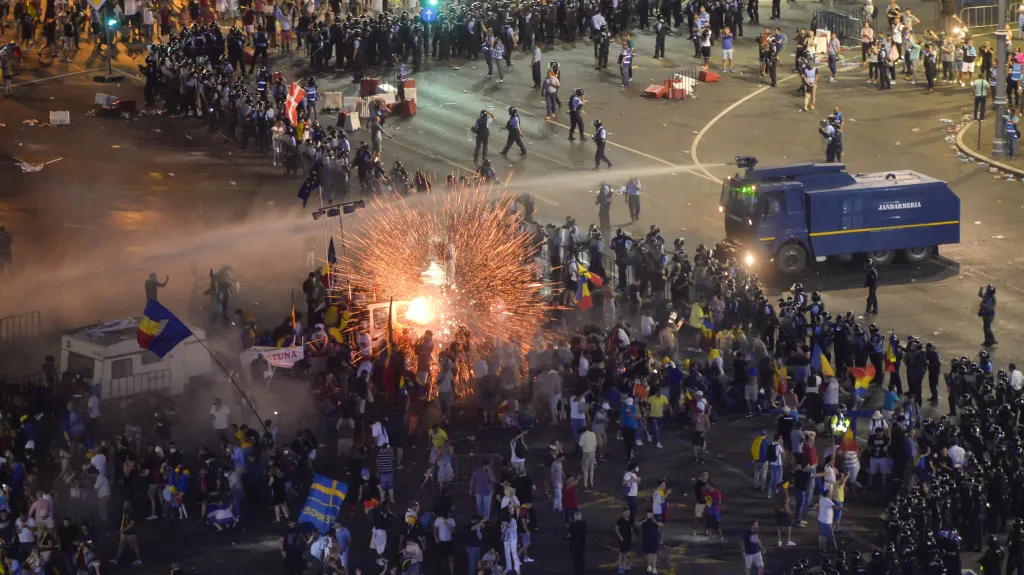 Rumunské protesty proti vládě