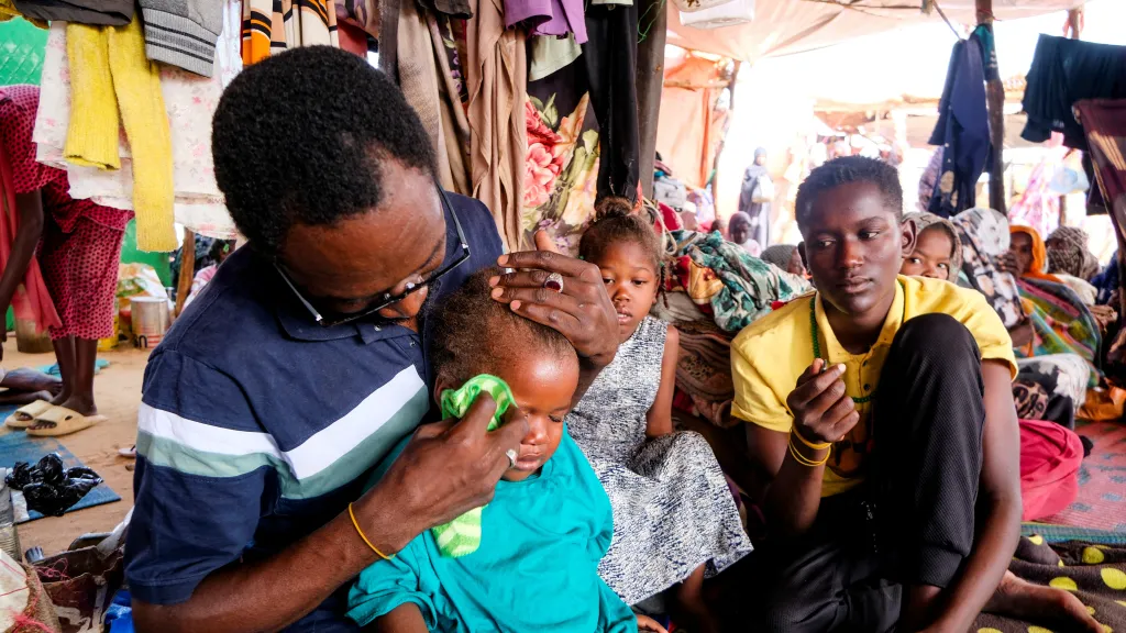 Uprchlíci ze súdánského města Fášir