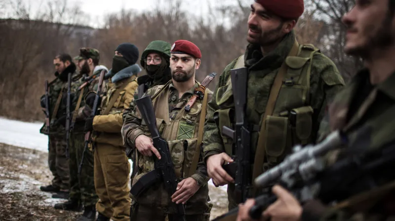 Ruští vojáci na Ukrajině