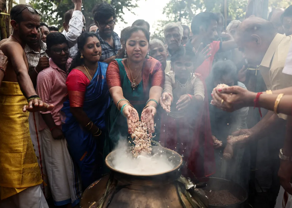 Jméno svátku je odkazem na tradiční pokrm připravovaný z nové úrody rýže vařené v mléce a surovém třtinovém cukru