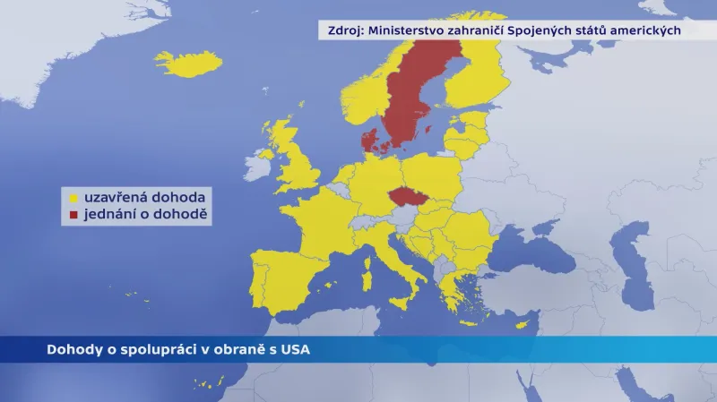 Dohody o spolupráci v obraně s USA