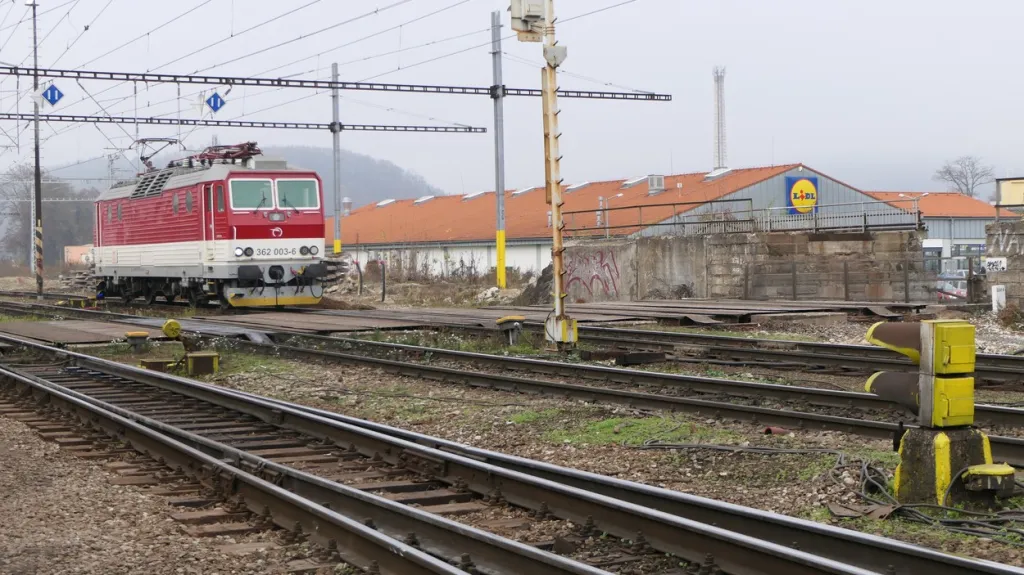 Železniční trať v Žilině