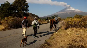 Erupce Popocatépetlu z května 2023