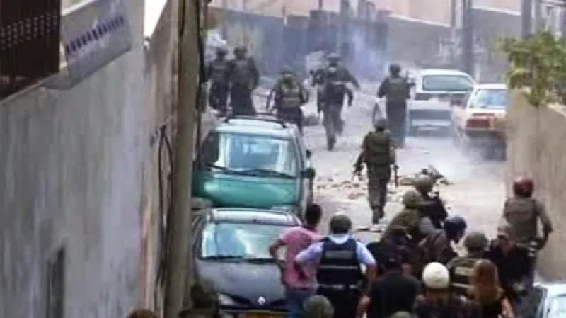 Izraelská policie zasahuje proti demonstraci Palestinců