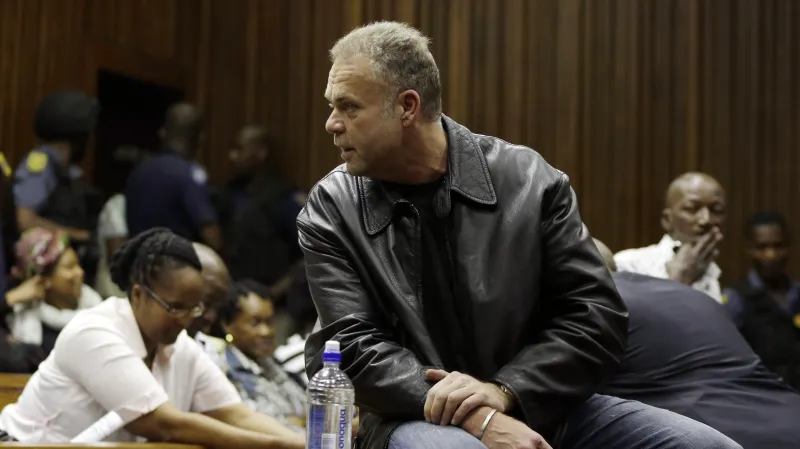 Radovan Krejčíř u soudu v Johannesburgu