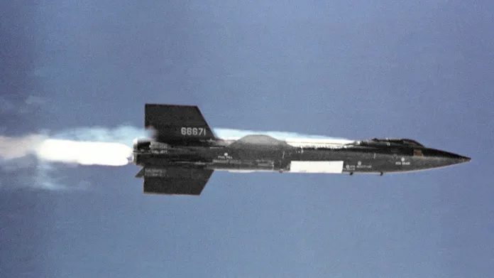 X-15 v letu