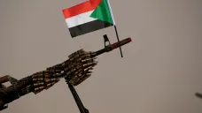 Kulomet súdánských Jednotek rychlé podpory (RSF)