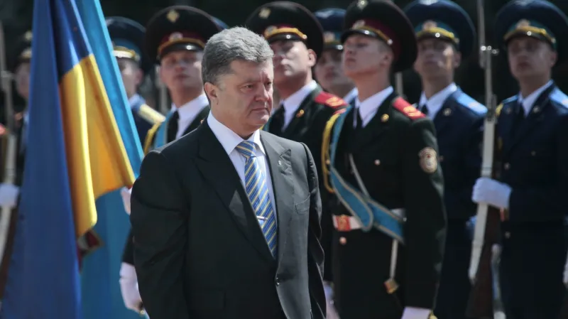 Ukrajinský prezident Petro Porošenko