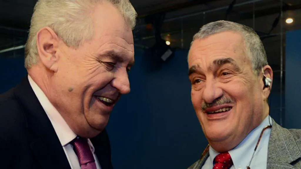 Miloš Zeman a Karel Schwarzenberg