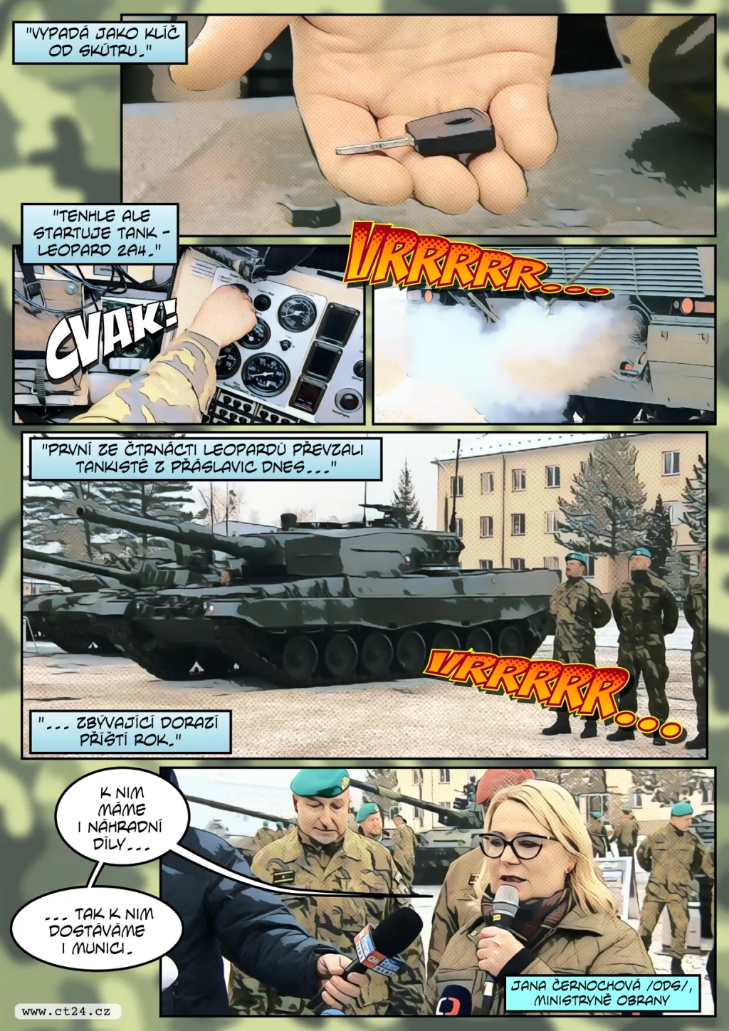 Armáda dostala první tank Leopard 2