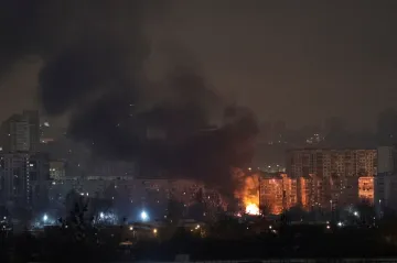 Ruské drony zaútočily na Kyjev a Charkov