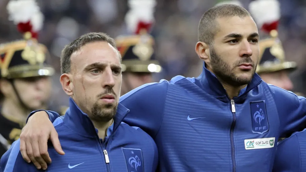 Franck Ribéry a Karim Benzema
