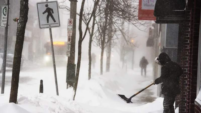 Sněhová bouře v USA