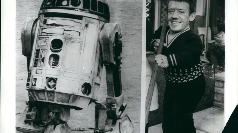 Robot R2-D2 a Kenny Baker