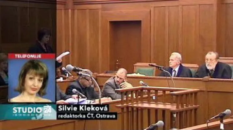 Studio ČT24 o kauze Vítkov