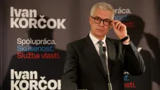 Ivan Korčok ve volebním štábu