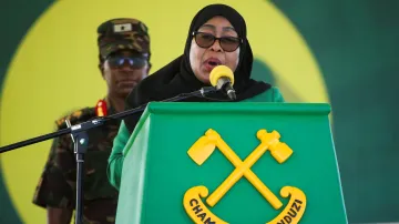 Tanzanská prezidentka Samie Suluhu Hassanová na snímku ze srpna 2025