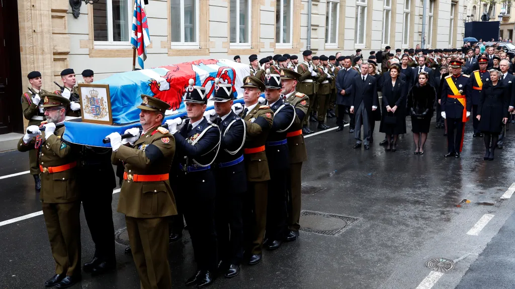 Pohřeb lucemburského velkovévody Jeana