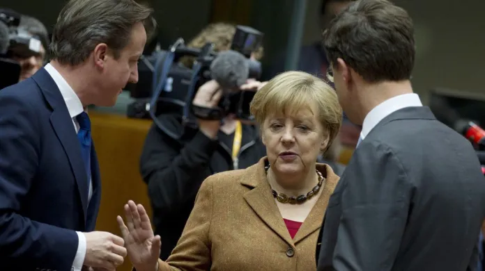 Německá kancléřka Angela Merkelová na summitu o unijním rozpočtu v Bruselu