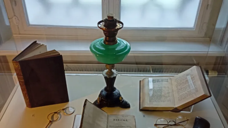 Z výstavy Člověk čtoucí v Památníku písemnictví na Moravě