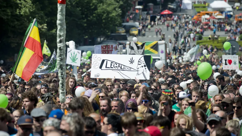 Pochod za legalizaci marihuany