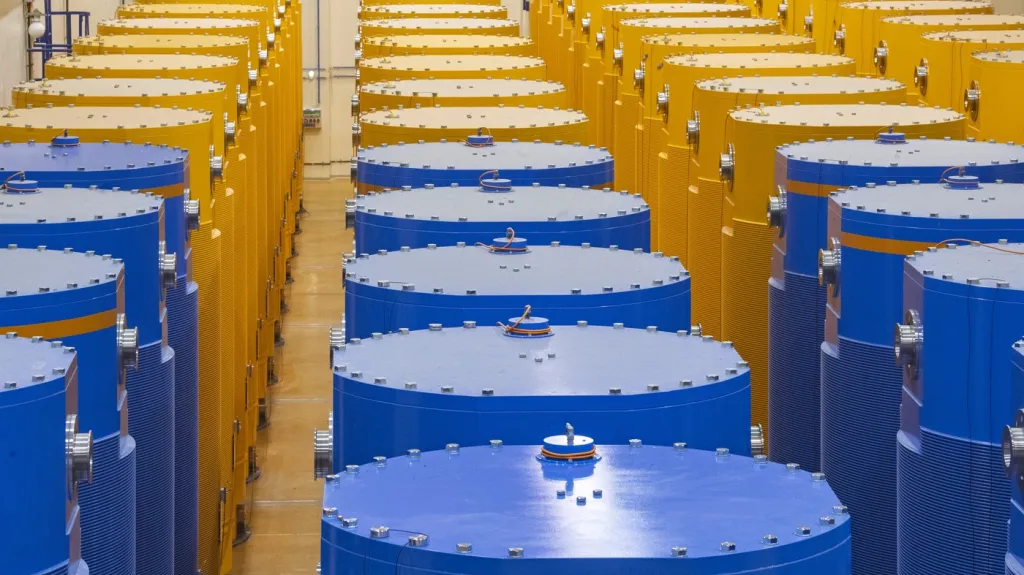 Ilustrační foto – Sklad vyhořelého jaderného paliva v elektrárně Temelín