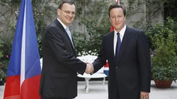Petr Nečas a David Cameron