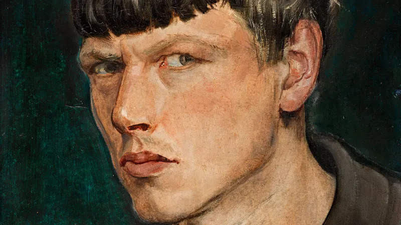 Otto Dix, Autoportrét, 1913