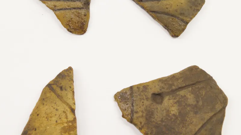 Nálezy z pravěké vesnice ve Starém Lískovci