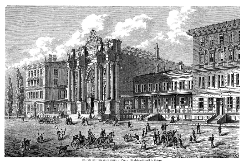Nádraží severozápadní železnice v Praze