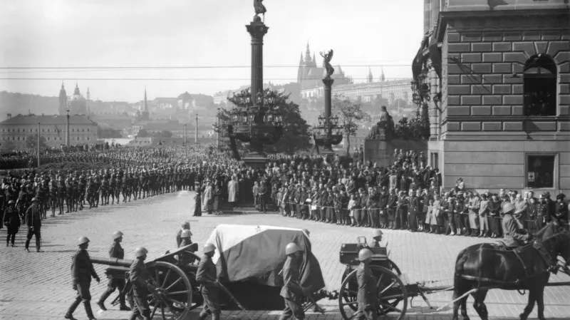 Masarykův pohřeb