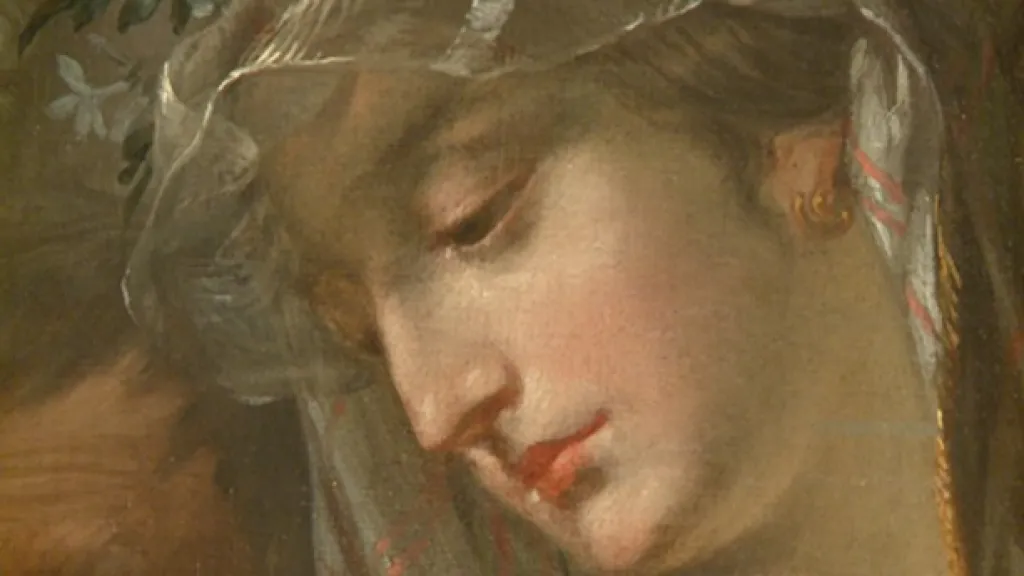 Jan Rudolf Bys / Vestálka Claudie Quinta (detail)