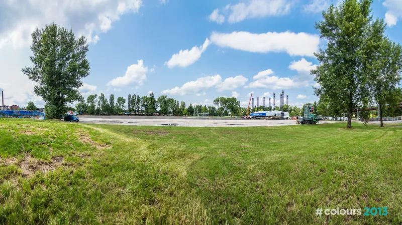 Přípravy Colours of Ostrava 2013