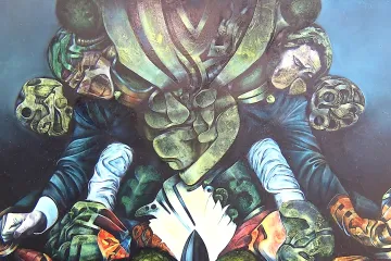 Když se dva perou, třetí maluje. Václav Švankmajer vystavuje Lidský krystal