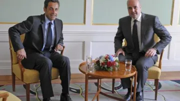Nicolas Sarkozy a Fredrik Reinfeldt