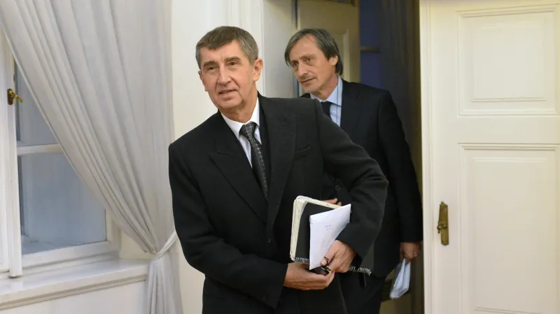 Andrej Babiš a Martin Stropnický (ANO)