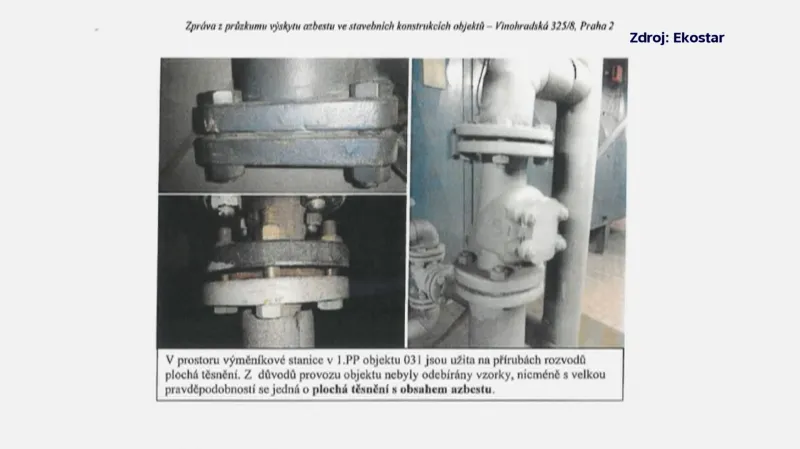 Zpráva z průzkumu výskytu azbestu