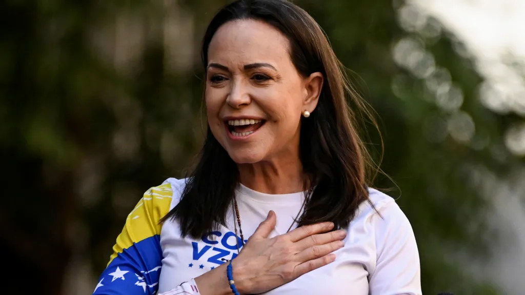 María Corina Machadová (leden 2025)