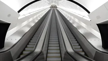 Eskalátory v metru (ilustrační foto)