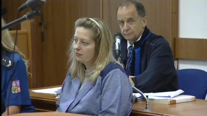 Dita Bouzková u soudu
