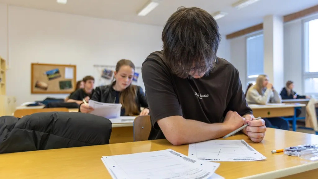 První den přijímacích zkoušek na čtyřletém Gymnáziu Cihelní (duben 2026)