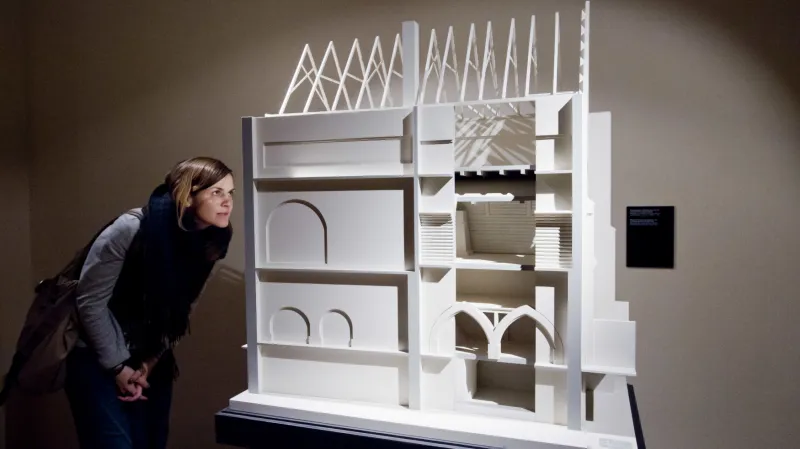 Z expozice Karla IV. – velkolepé staveniště Evropy