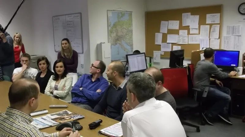 Ranní porada s dokumentaristy